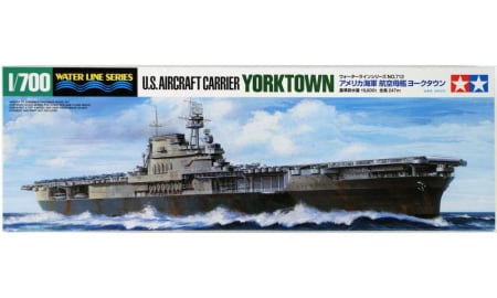 Noutati - TAMIYA 31712 - 1:700 U.S. Aircraft Carrier Yorktown CV-5 - Water Line Series