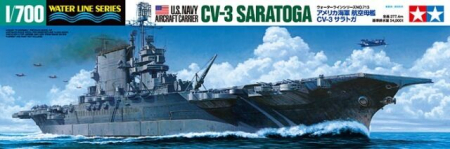 Navo - Tamiya 31713 - 1:700 U.S. Navy Aircraft Carrier CV-3 Saratoga 1944-1945