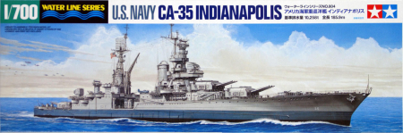 Kituri machete - TAMIYA 31804 - 1:700 US Navy CA-35 Indianapolis