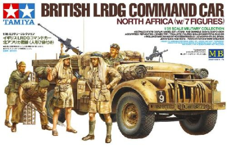 Kituri machete - Tamiya 32407 - 1:35 British LRDG Command Car North Africa (w/7 figures)