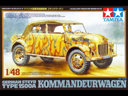 Kituri machete - TAMIYA 32553 - 1:48 German Steyr 1500 Kommandeurwagen