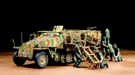 Kituri machete - TAMIYA 32566 - 1:48 Mtl.SPW. Sd.Kfz.251/1 Ausf.D "Stuka zu Fuss"