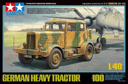 Kituri machete - Tamiya 32593 - 1:48 German Heavy Tractor SS-100 - 1 figure