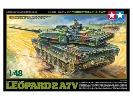 Noutati - Tamiya 32607 - 1:48 German Main Battle Tank Leopard 2 A7V - 1 figure
