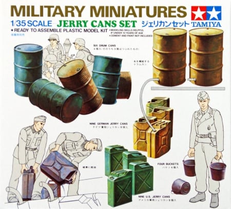 Accesorii diorama - Tamiya 35026 - 1:35 Jerry Can Set Kit - CA126