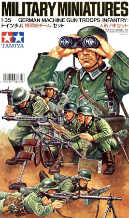 Figurine - Tamiya 35038 - 1:35 German Machine Gun Troops - 7 Figures