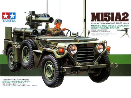PACHETE - TAMIYA 35125 - 1:35 US M151A2 with TOW Missle Launcher - 1 figure