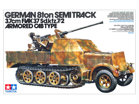 Noutati - Tamiya 35144 - 1:35 GERMAN 8ton SdKfz 7/2 3.7cm FLAK 37 ARMORED CAB