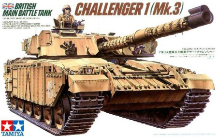 Kituri machete - Tamiya 35154 - 1:35 British main battle tank Challenger I Mk.3