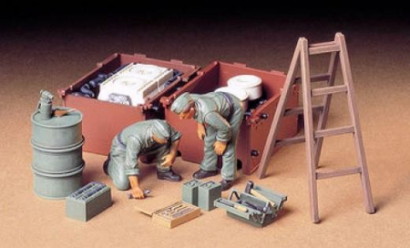 Figurine - TAMIYA 35180 - 1:35 German Tank Maintenance Crew - 2 figures