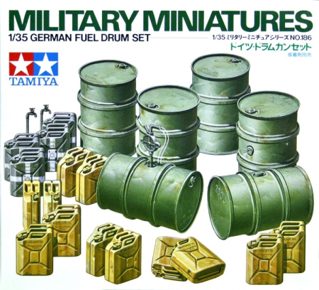 Décor - TAMIYA 35186 - 1:35 German Fuel Drum Set