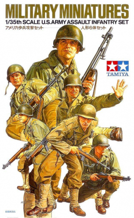 Figurine - Tamiya 35192 - 1:35 U.S. Army Assault Infantry - 6 figures