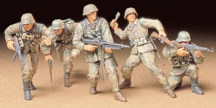 Figurine - Tamiya 35196 - 1:35 German Front-Line Infantrymen