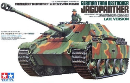 Kituri machete - Tamiya 35203 - 1:35 German Tank Destroyer Jagdpanther Late Version - 1 Figure