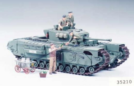 Kituri machete - Tamiya 35210 - 1:35 British Infantry Tank Mk.IV Churchill Mk.VII - 6 figures