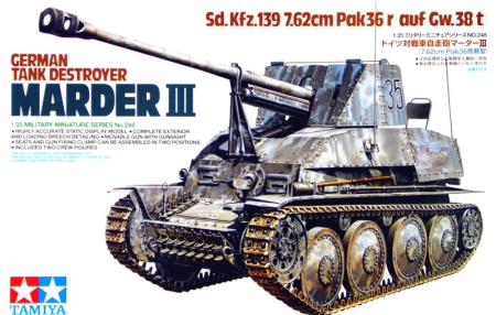 PACHETE - TAMIYA 35248 - 1:35 Ger. Tank Destroyer Marder III