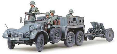 PACHETE - Tamiya 35259 - 1:35 Krupp Towing Truck with 37mm Pak