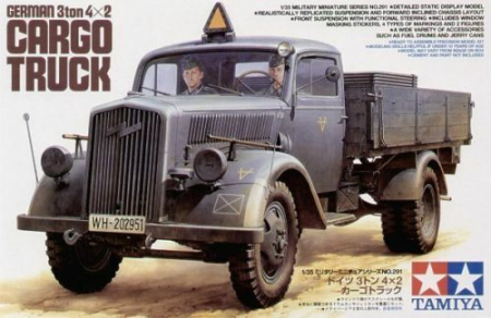 Kituri machete - Tamiya 35291 - 1:35 German 3ton 4x2 Cargo Truck - 2 figures