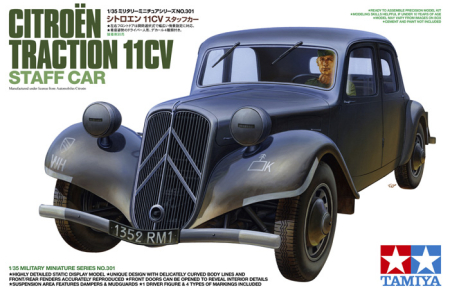 PACHETE - TAMIYA 35301 - 1:35 Citroen Traction 11CV - Staff Car