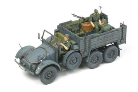 Kituri machete - TAMIYA 35317 - 1:35 German 6x4 Truck Krupp Protze - 3 figures