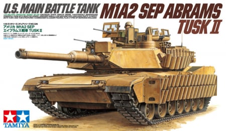 Vehicule militare terestre - Tamiya 35326 - 1:35 U.S. MAIN BATTLE TANK M1A2 SEP Abrams TUSK II