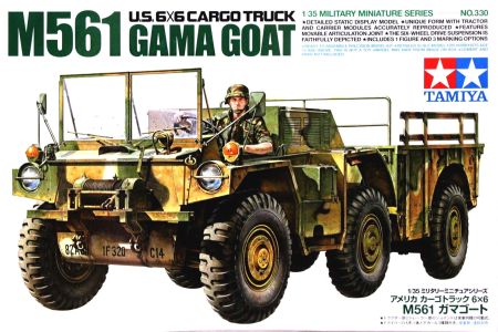 Kituri machete - TAMIYA 35330 - 1:35 American 6x6 M561 Gamma Goat - 1 figure