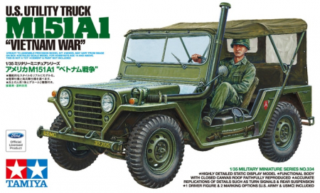 Kituri machete - Tamiya 35334 - 1:35 U.S. Utility Truck M151A1 "Vietnam War"
