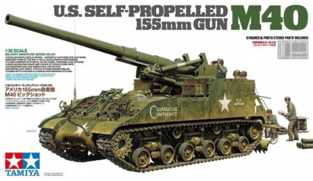 Kituri machete - Tamiya 35351 - 1:35 U.S. Self-Propelled 155mm Gun M40 - 8 figures
