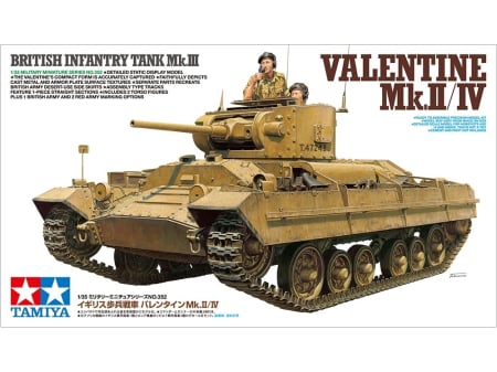 Kituri machete - TAMIYA 35352 - 1:35 British Infantry Tank Mk.III Valentine Mk.II/IV - 2 figures