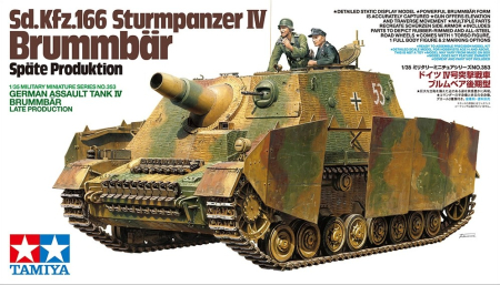 PACHETE - TAMIYA 35353 - 1:35 Sd.Kfz.166 Sturmpanzer IV Brummbar Late Production - 2 figures