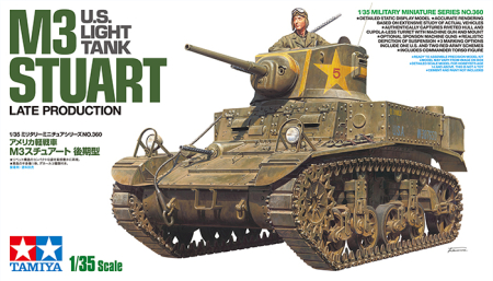 PACHETE - Tamiya 35360 - 1:35 M3 Stuart Late Production - 1 figure