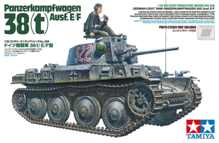 Kituri machete - Tamiya 35369 - 1:35 German Light Tank Panzer 38(T) Ausf.E/F