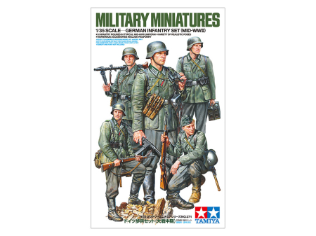 Figurine - TAMIYA 35371 - 1:35 German Infantry Mid-WWII
