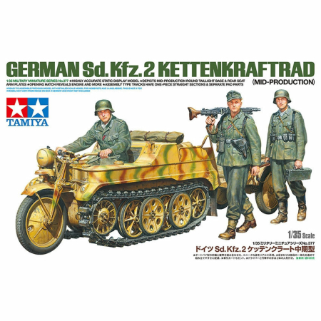 Kituri machete - TAMIYA 35377 - 1:35 Sd.Kfz.2 Kettenkraftrad (Mid-production)