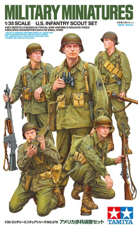 Figurine - TAMIYA 35379 - 1:35 U.S. Infantry Scout Set