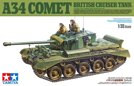 PACHETE - TAMIYA 35380 - 1:35 A34 Comet British Cruiser Tank