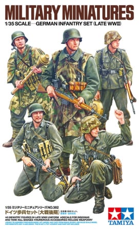 Figurine - Tamiya 35382 - 1:35 German Infantry Set Late WWII