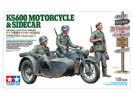 Kituri machete - TAMIYA 35384 - 1:35 German Zundapp KS600 Motorcycle and Sidecar