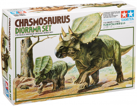 Kituri machete - Tamiya 60101 - 1:35 Chasmosaurus Diorama Set (Series No.1)