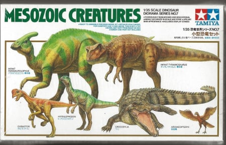 Kituri machete - Tamiya 60107 - 1:35 Mesozoic Creatures Set (Diorama Series NO.7)