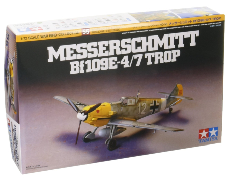 Noutati - TAMIYA 60755 - 1:72 Messerschmitt Bf109 E-4/7 - TROP