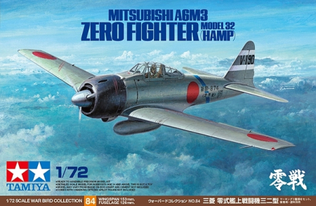 Avioane - Tamiya 60784 - 1:72 Mitsubishi A6M3 Zero Fighter Model 32 (Hamp)