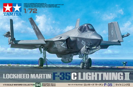 Avioane - TAMIYA 60794 - 1:72 American Fighter Lockheed Martin F-35C Lightning II - 1 figure