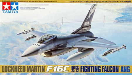 Aero militare - Tamiya 61101 - 1:48 Lockeed F-16C (block 25/32) - Fighting Falcon ANG