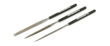 Slefuire & Abrazive - Tamiya 74104 - Basic File Set (Smooth Double Cut) 3 Pcs