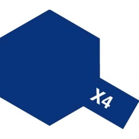 TAMIYA - Tamiya 81004 - X-4 Blue - Acrylic Paint (Gloss) 23 ml
