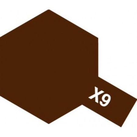TAMIYA - TAMIYA 81009 - X-9 Brown - Acrylic Paint (Gloss) 23 ml