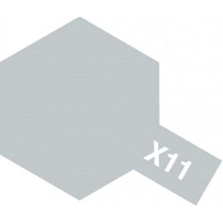 TAMIYA - X-11 Chrome Silver - Acrylic Paint (Gloss) 23 ml