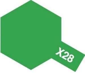 TAMIYA - TAMIYA 81028 - X-28 Park Green - Acrylic Paint (Gloss) 23 ml