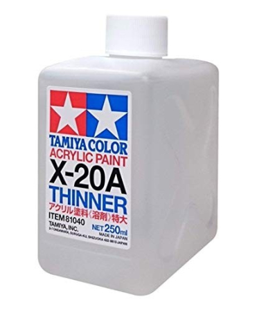 TAMIYA - Tamiya 81040 - X-20A Acrylic Thinner TAMIYA (250ml)